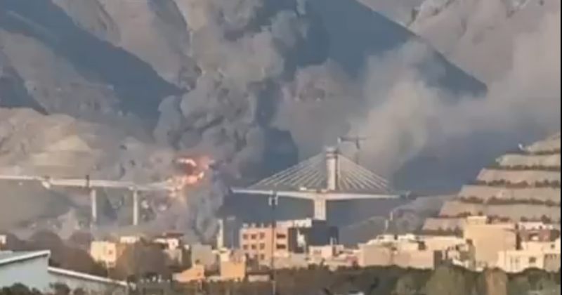 ისრაელის მედია: აშშ-მ თეირანისა და ქარაჯის დამაკავშირებელ ხიდზე იერიში მიიტანა