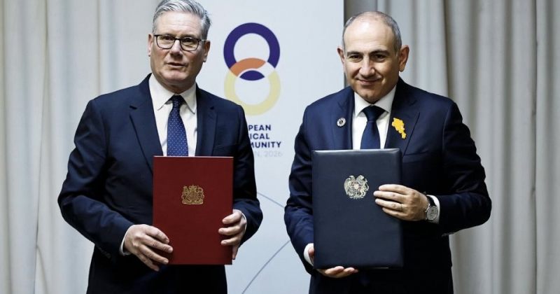 სომხეთმა და ბრიტანეთმა სტრატეგიული პარტნიორობის შეთანხმებას მოაწერეს ხელი