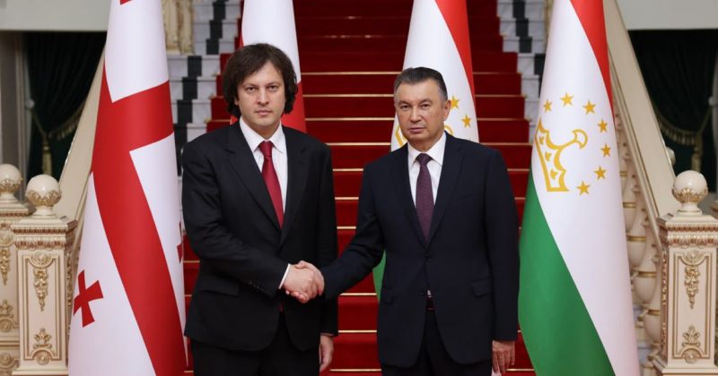 "ეს ისტორიული მომენტია" - კობახიძე ტაჯიკეთის პრემიერ კოჰირ რასულზოდას შეხვდა