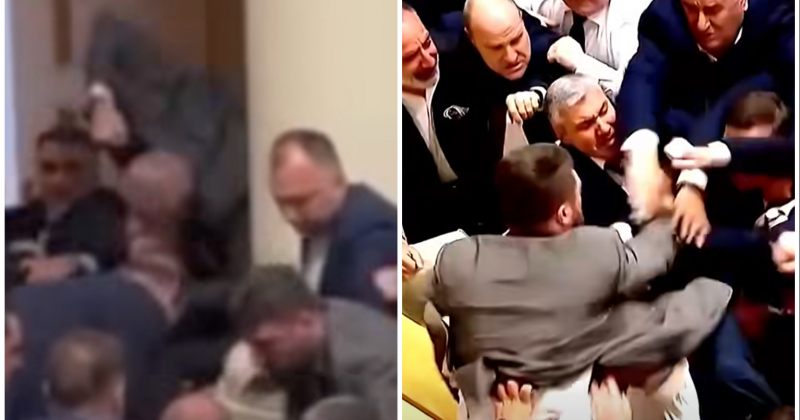 ლევან მაჭავარიანი და არჩილ გორდულაძე ბოდიშს იხდიან პარლამენტში ჩხუბისთვის