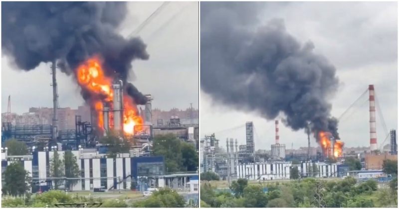 Reuters: უკრაინის თავდასხმის გამო მოსკოვის ნავთობგადამამუშავებელმა ქარხანამ მუშაობა შეწყვიტა