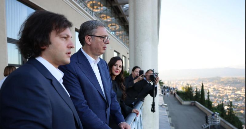 "ფუნიკულიორით იმგზავრეს და თბილისის ხედები დაათვალიერეს" - კობახიძემ ვუჩიჩს უმასპინძლა 