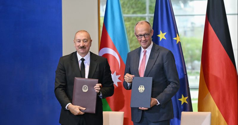 გერმანიამ და აზერბაიჯანმა პარტნიორობის სტრატეგიულ დღის წესრიგზე დეკლარაცია გააფორმეს