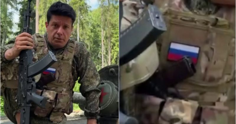 "თუ საჭირო იქნება, ომში წავალთ" – პუტინისტი მამუკა ფიფია ვიდეოში რუსული დროშით გამოჩნდა
