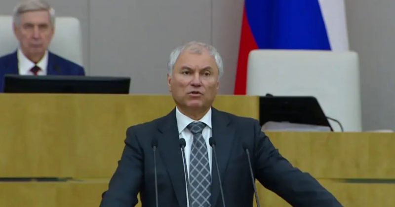 "რუსეთი, პუტინი, გამარჯვება" – ვოლოდინმა მე-8 მოწვევის დუმის სესია შეძახილებით დახურა