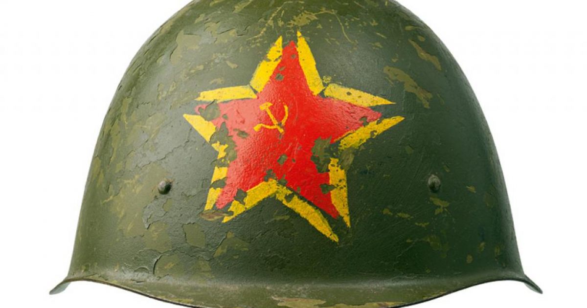 Каска военная советская рисунок