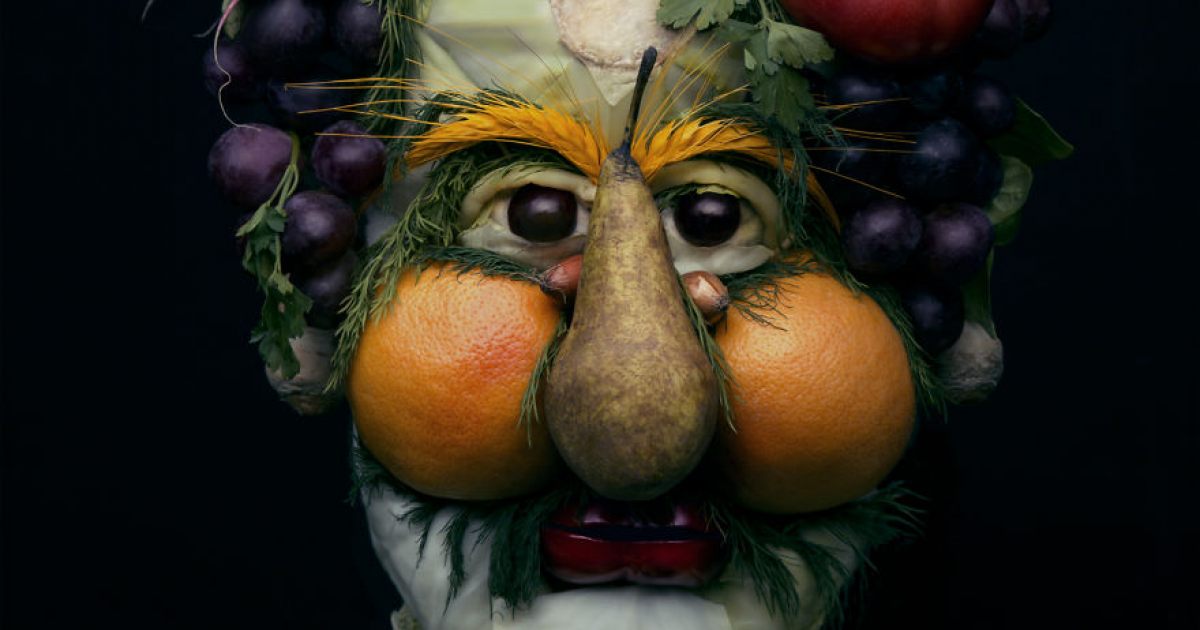 Рагуль из овощей тг. Лицо из овощей. Лицо из фруктов. Портреты из фруктов и овощей. Человек из овощей и фруктов.